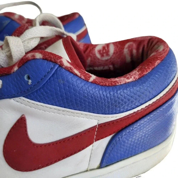 Air Jordan 1 Retro Low “East Side” White Red Royal Chicago 309192-161 Si… - Picture 8 of 16
